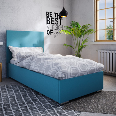 Jednolôžková posteľ 80x200 FLEK 2 - modrá