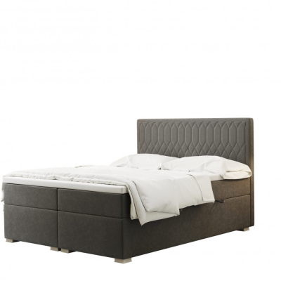 Posteľ boxspring FATIMA 140x200 - zelená