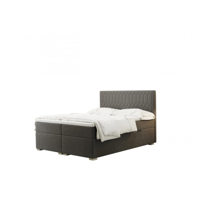 Posteľ boxspring FATIMA 140x200 - zelená