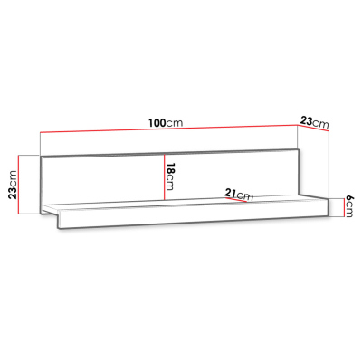 Obývacia zostava s pohovkou a LED osvetlením ALBANY 5 - matná biela / dub san remo / hnedá