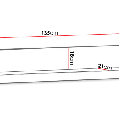 Obývacia zostava s pohovkou a LED osvetlením ALBANY 5 - matná biela / dub san remo / šedá