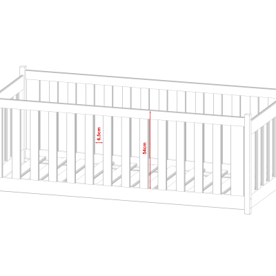 Detská posteľ IVETKA - 80x200, borovica