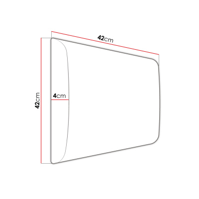 Predsieňová stena s čalúnenými panelmi ANDORA 6 - čierna / béžová