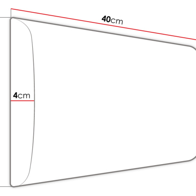 Čalúnená jednolôžková posteľ 90x200 NECHLIN 2 - čierna eko koža + panely 40x30 cm ZDARMA