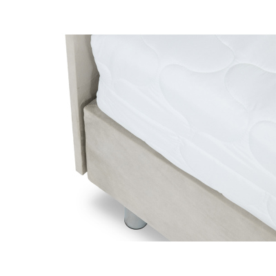 Čalúnená jednolôžková posteľ 120x200 NECHLIN 2 - ružová + panely 40x30 cm ZDARMA