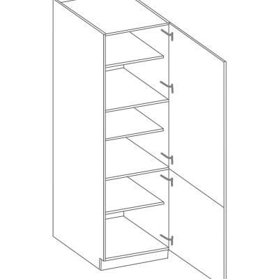 Potravinová skriňa LAJLA - šírka 60 cm, biela