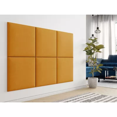 Čalúnený panel 60x60 PAG - žltý