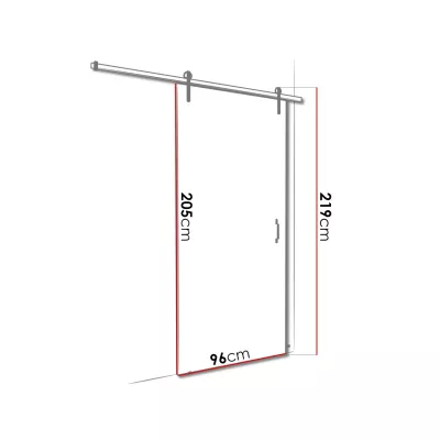 Posuvné interiérové dvere XAVIER 1 - 90 cm, čierne / antracitové