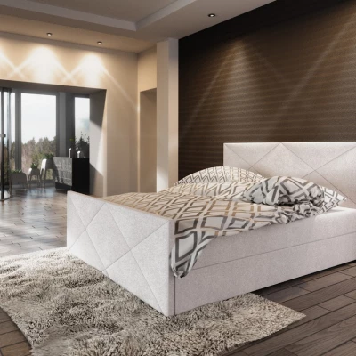 Boxspringová manželská posteľ VASILISA COMFORT 4 - 160x200, béžová