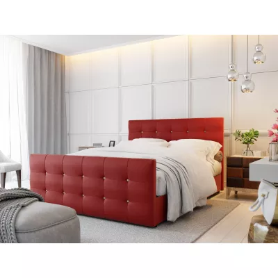 Manželská posteľ KAUR COMFORT 1 - 140x200, červená