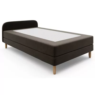 Jednolôžková posteľ HENRYK COMFORT 2 - 80x200, hnedá