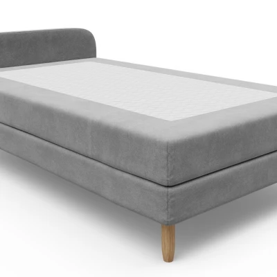 Jednolôžková posteľ HENRYK COMFORT 2 - 80x200, šedá