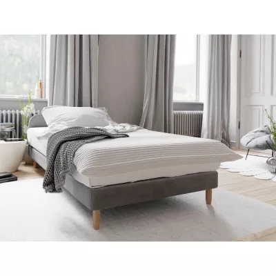 Jednolôžková posteľ HENRYK COMFORT 2 - 80x200, šedá