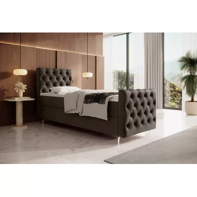 Čalúnená posteľ 90x200 ADRIA COMFORT PLUS - hnedá