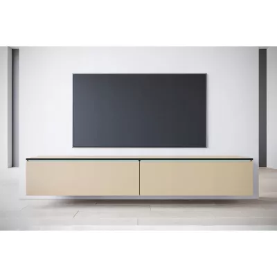 TV stolík CERIEE 180 - dub congo / čierny grafit