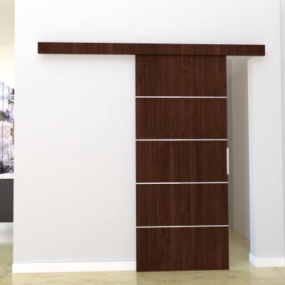 Posuvné interiérové dvere BARRET 2 - 106 cm, wenge