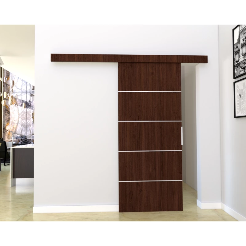 Posuvné interiérové dvere BARRET 2 - 106 cm, wenge