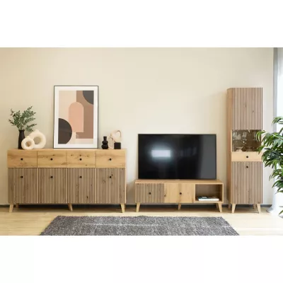 TV stolík HEWITT - dub artisan