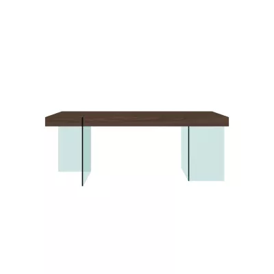 Luxusný jedálenský stôl CAMILA - vlašský orech