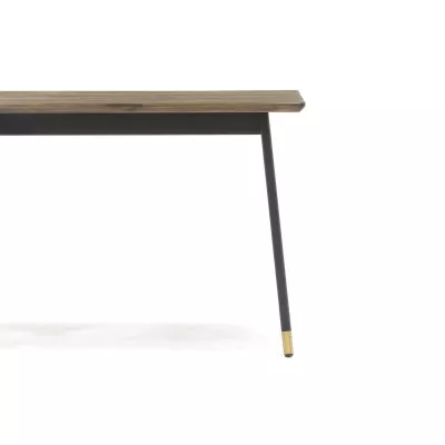 Masívny jedálenský stôl MOLARA - svetlo hnedý