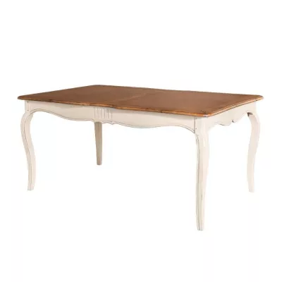 Jedálenský stôl 168 MARIJANA - slonová kosť / medový