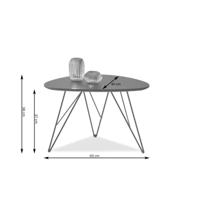 Set konferenčných stolíkov ALIRIO - čierny