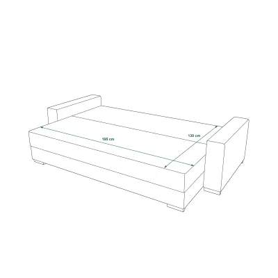 Rozkladacia pohovka TARSILA - šedá / biela