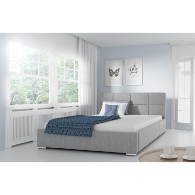 Jednoduchá posteľ Marion 120x200, šedá