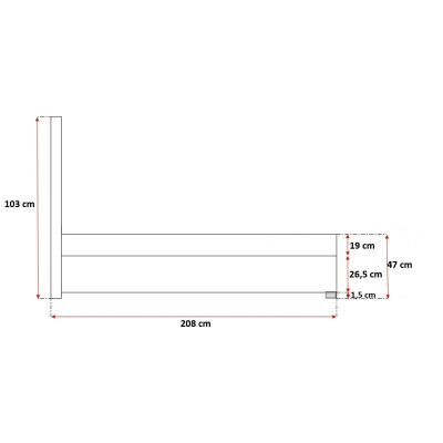 Dvojfarebná manželská posteľ Azur 160x200, piesková+ čierna eko koža